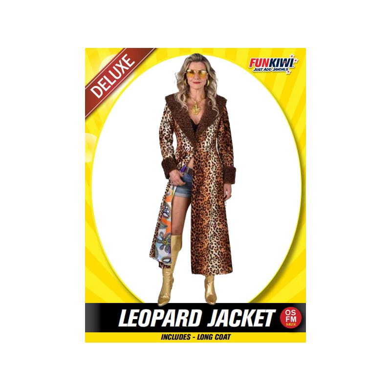 Costume Adult Leopard Jacket Lady