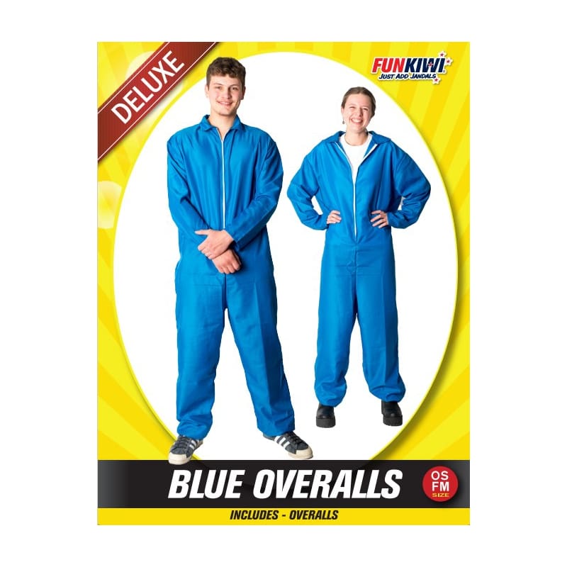 Costume Adult Overalls Blue