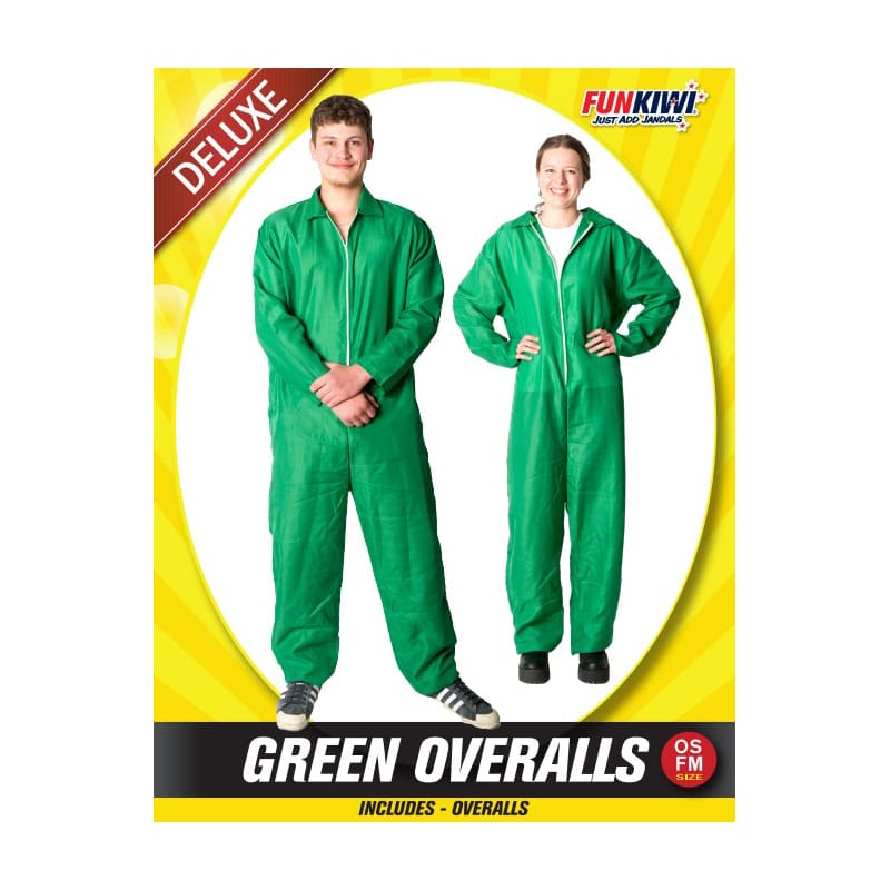 Costume Adult Overalls Green