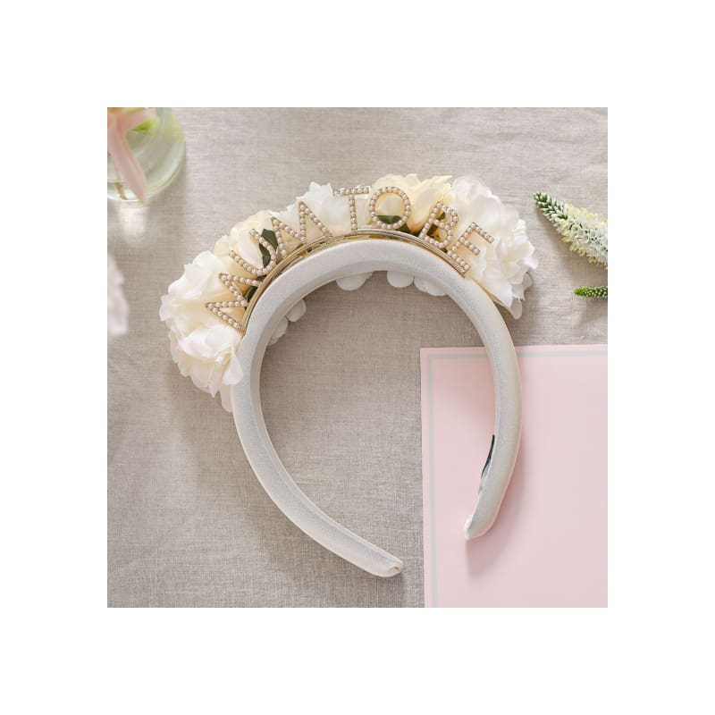 Headband Mum To Be Floral