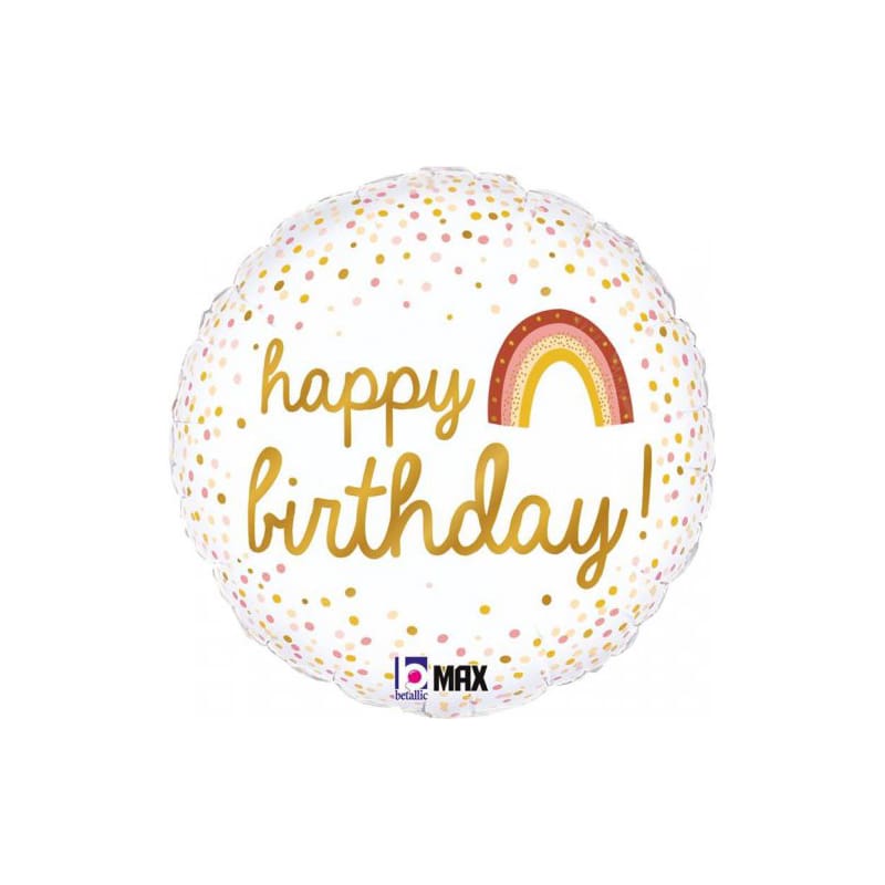 Foil 45cm Birthday Boho Rainbow