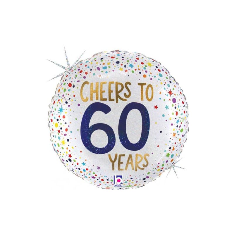 Foil 45cm Cheers to 60 Years