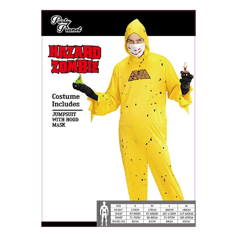 Costume Adult Hazard Man Yellow L or XL