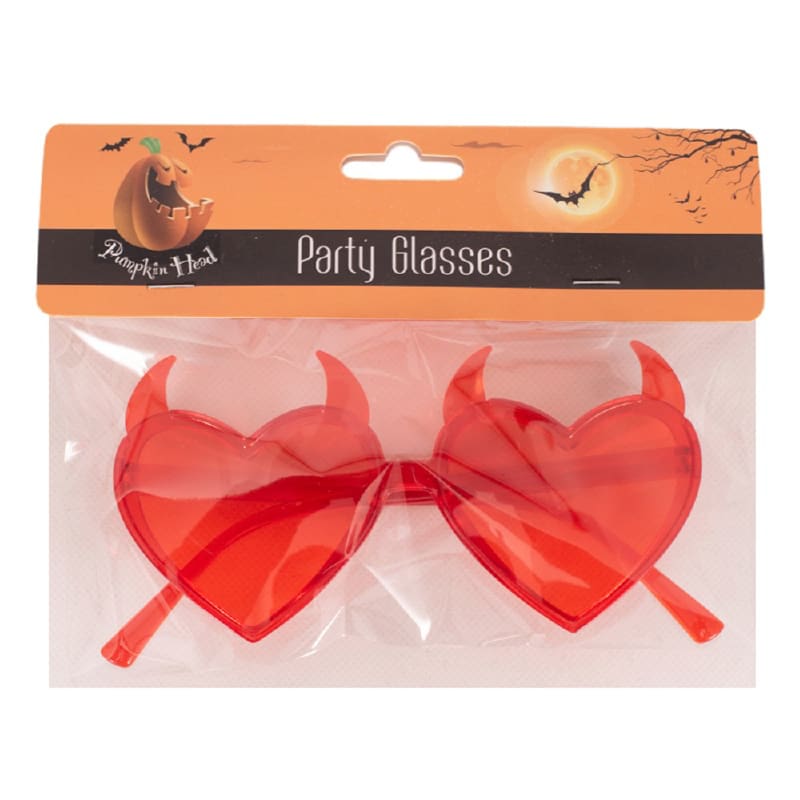 Sunglasses Horned Devil Red