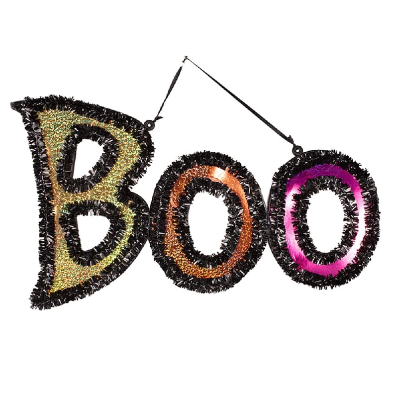 Hanging Sign Boo 33cm