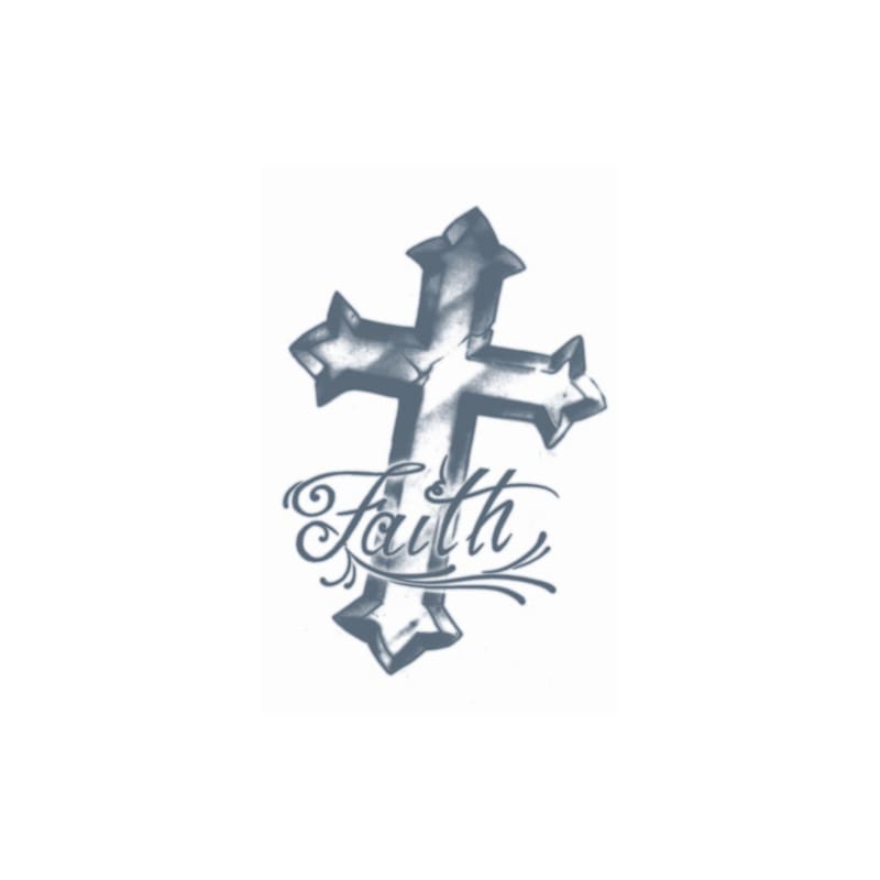 Tattoo Prison Faith Cross