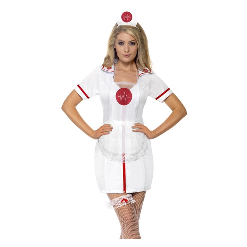 Dress Up Kit Nurse Cap Garter Apron
