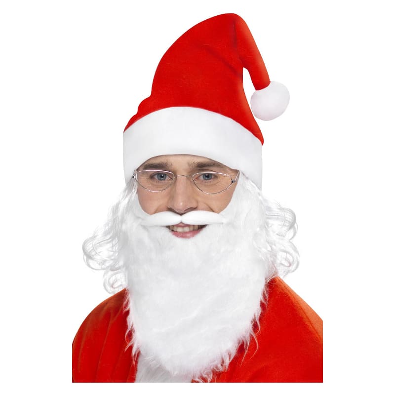 Dress Up Kit Santa Beard Glasses Hat