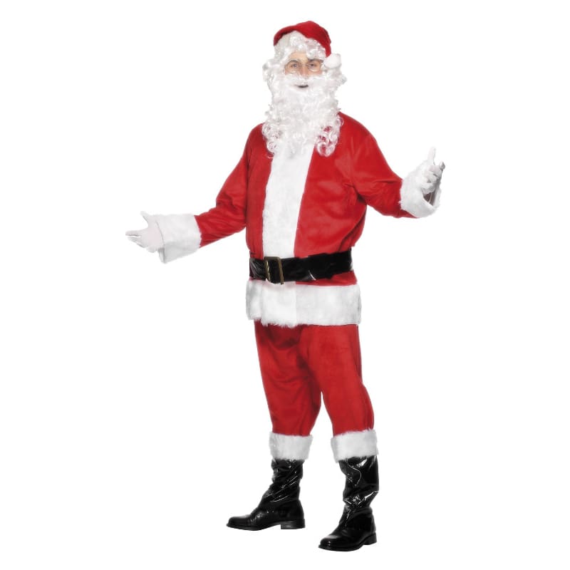 Costume Adult Santa Suit Velvet M