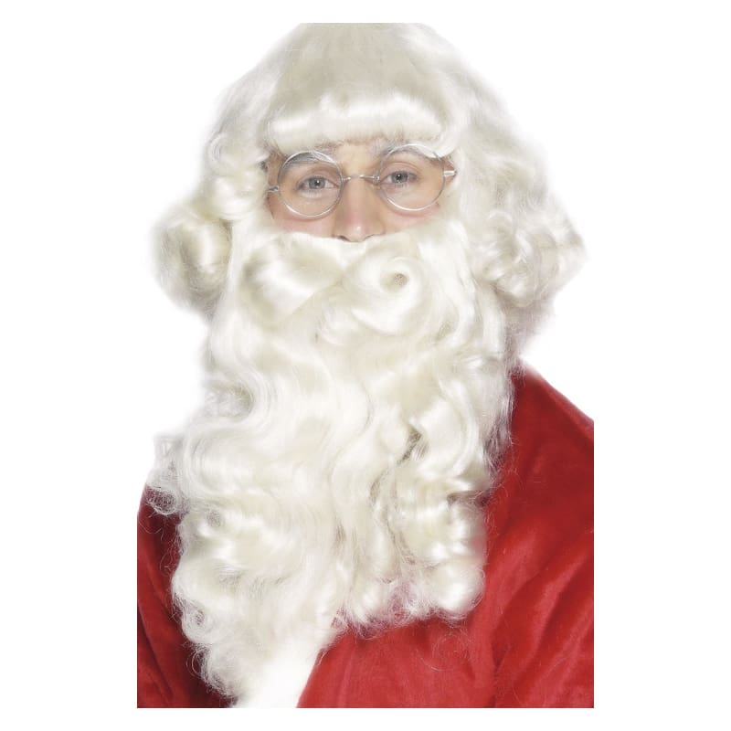 Wig & Beard Santa Clause Deluxe Luxury