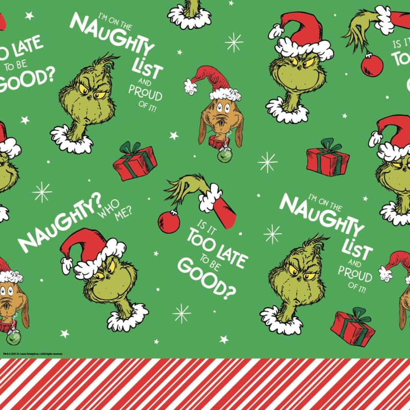 The Grinch Rect Tablecloth Paper