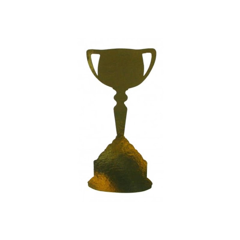 Cutout Trophy Cup Gold 300mm NLA