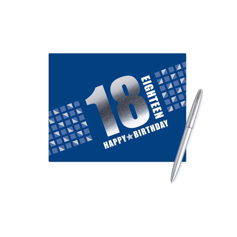 Guest Book 18th Blue Squares DNR