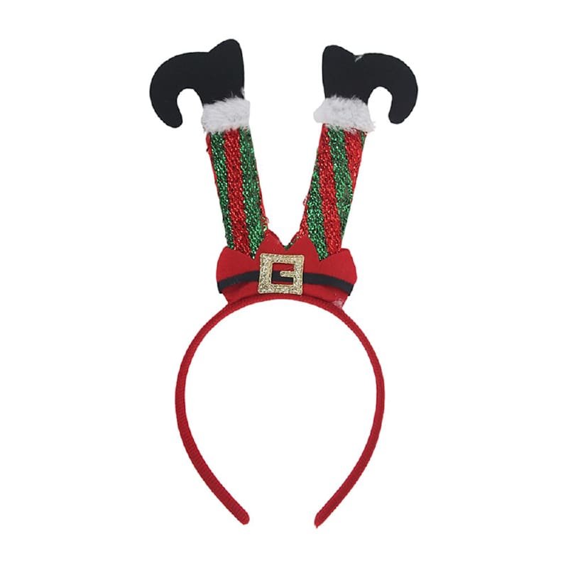 Headband Christmas Elf Legs DNR