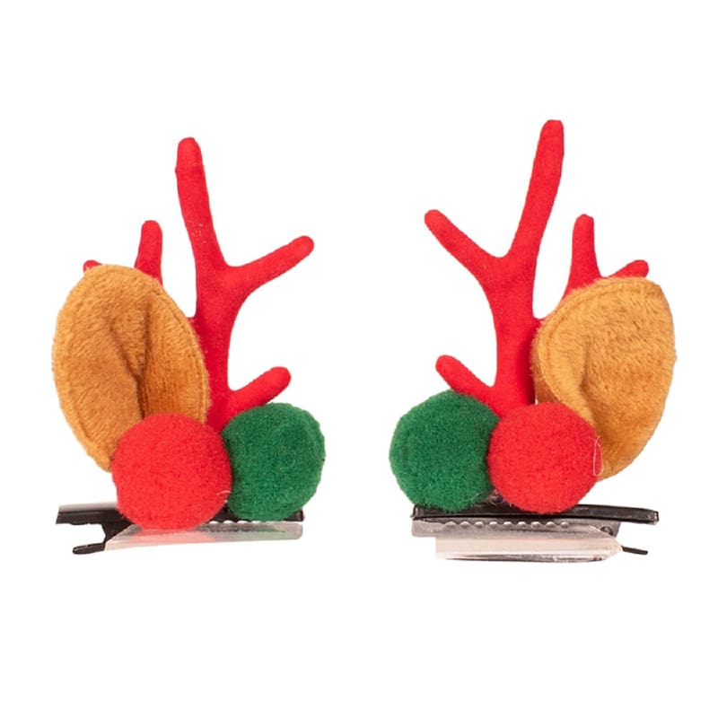 Christmas Reindeer Hair Clips