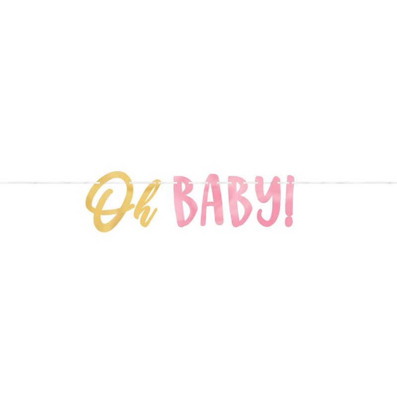 Oh Baby Girl Letter Banner 3.65m DNR