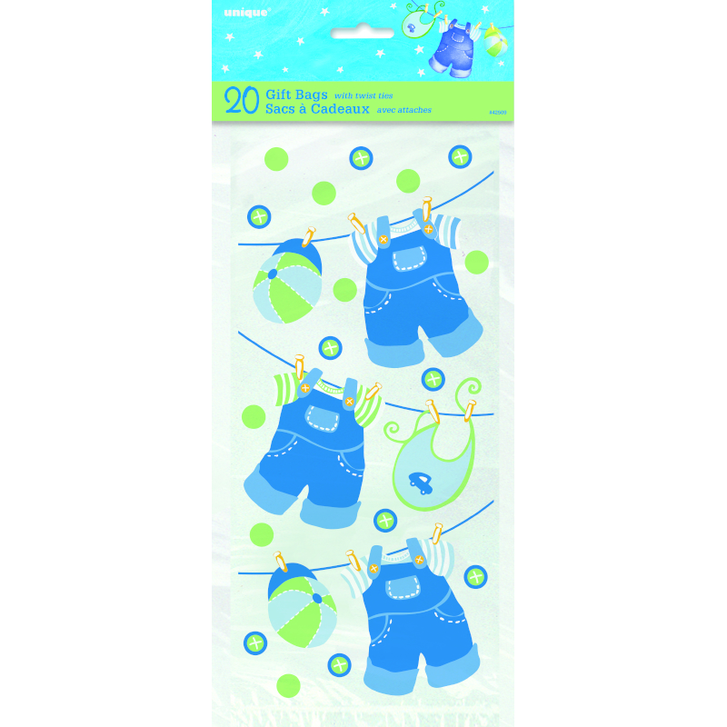 Cello Bags Clothesline Boy Blue P20