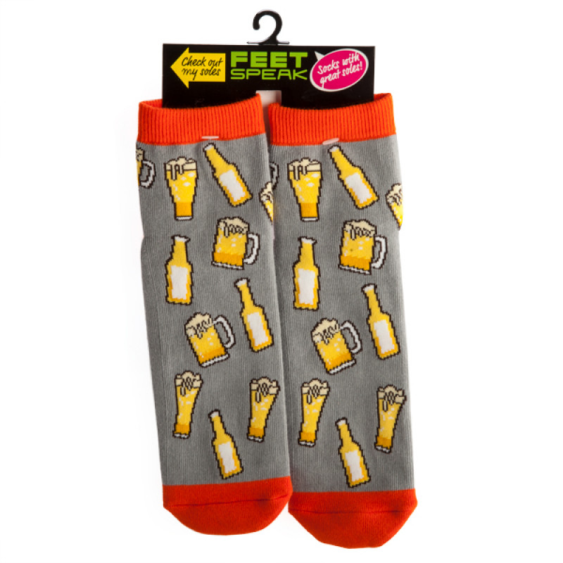 Socks Feet Speak Beer