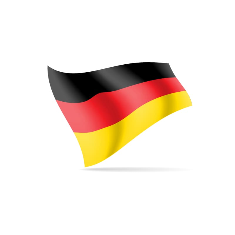 Hand Flag Germany 30cm x 45cm DNR