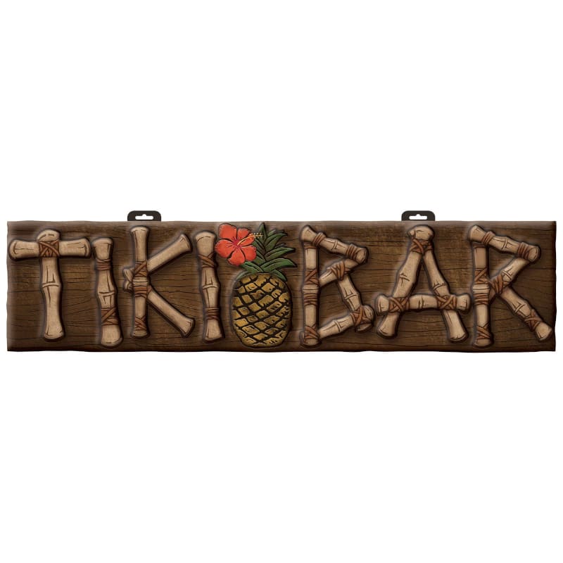 Sign Tiki Bar Brown 25cm x 1m