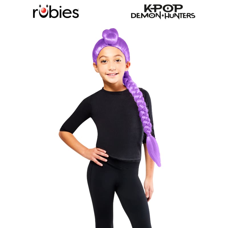 Wig K-Pop Demon Hunter Rumi Child