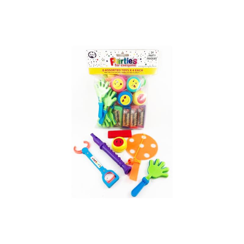 Favours Party Pack 6 Asst Toys Pk24