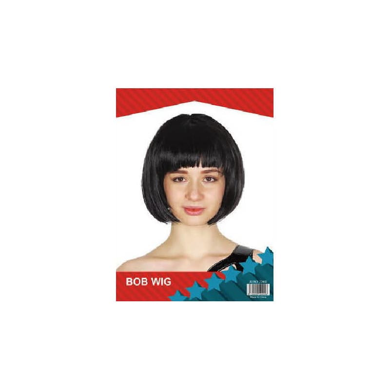 Wig Bob Black