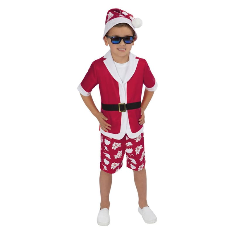 Costume Child Aussie Christmas Red M