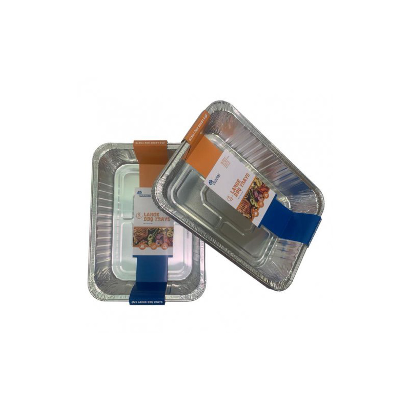 Tray Foil Heavy Duty BBQ Large Pk5 NLA