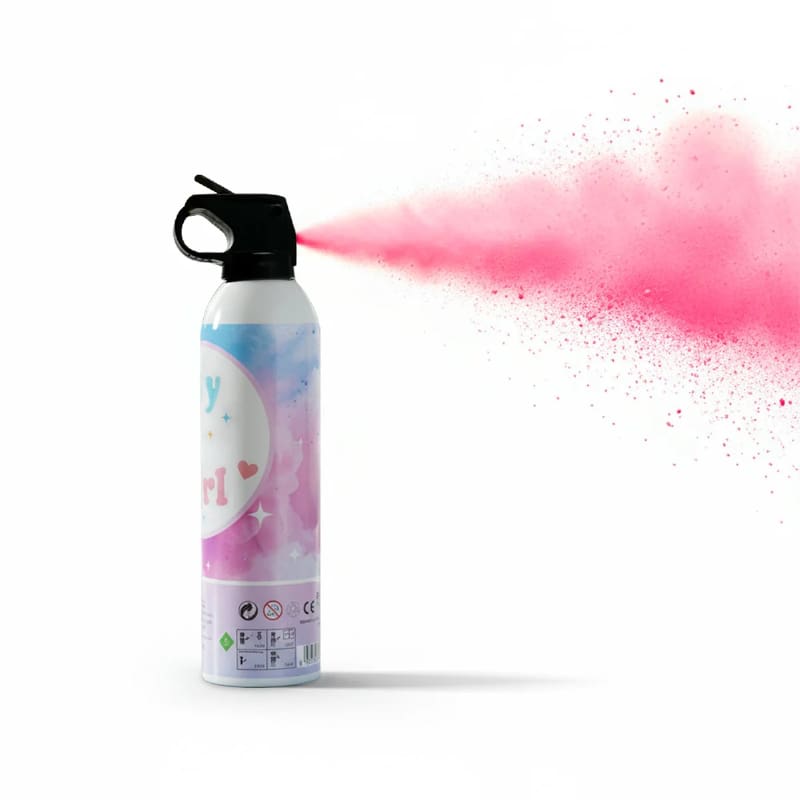 Holi Blaster Gender Reveal Girl Pink
