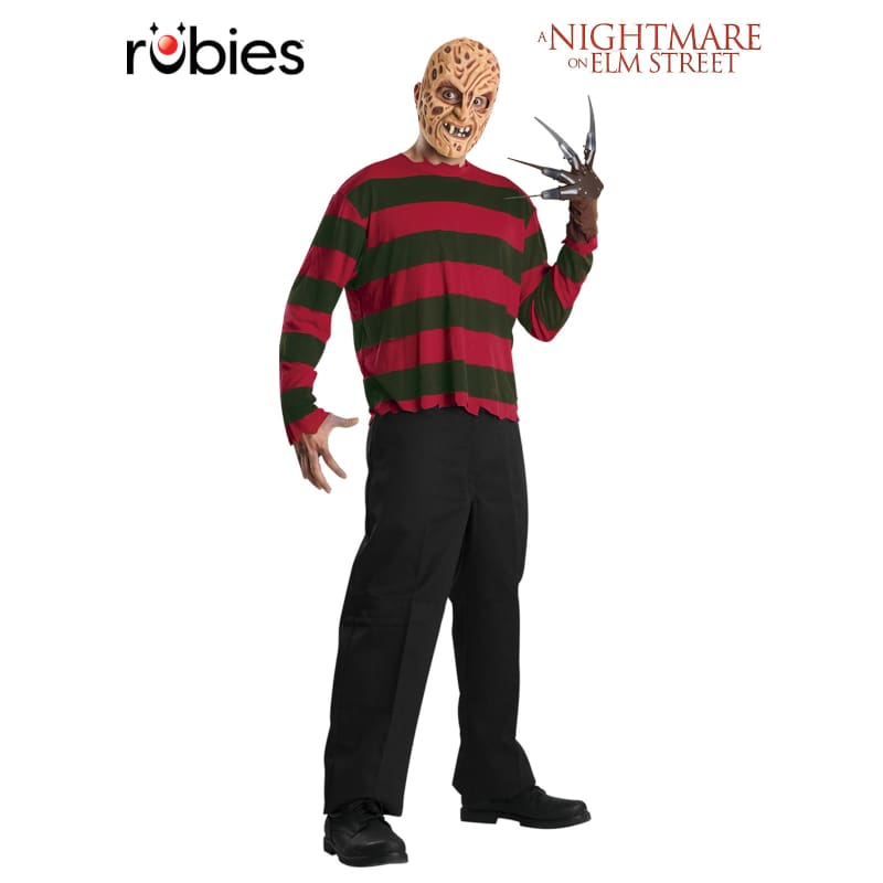 Costume Adult Freddy Krueger Top M
