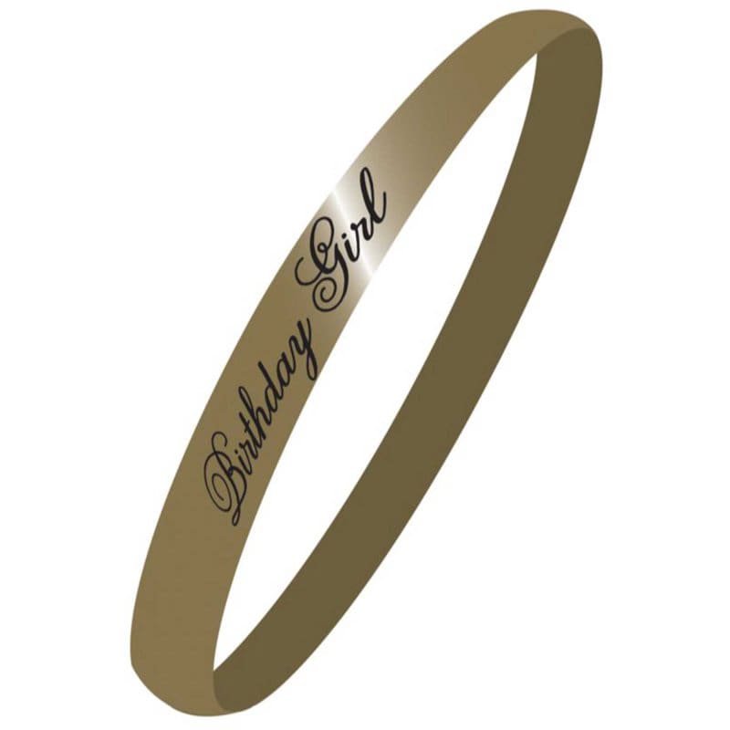 Sash Birthday Girl Gold