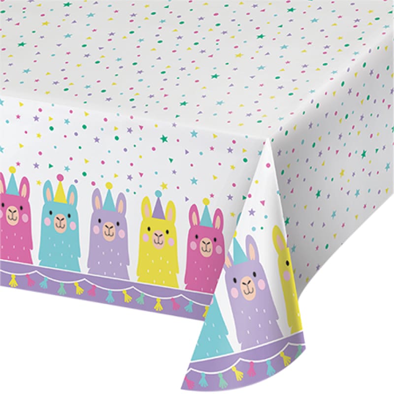 Llama Tablecloth Rect Plastic DNR