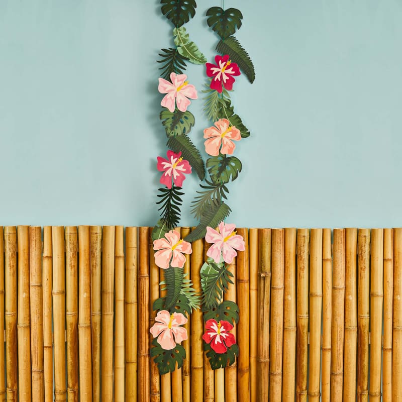 Hanging Garland Tropical Aloha