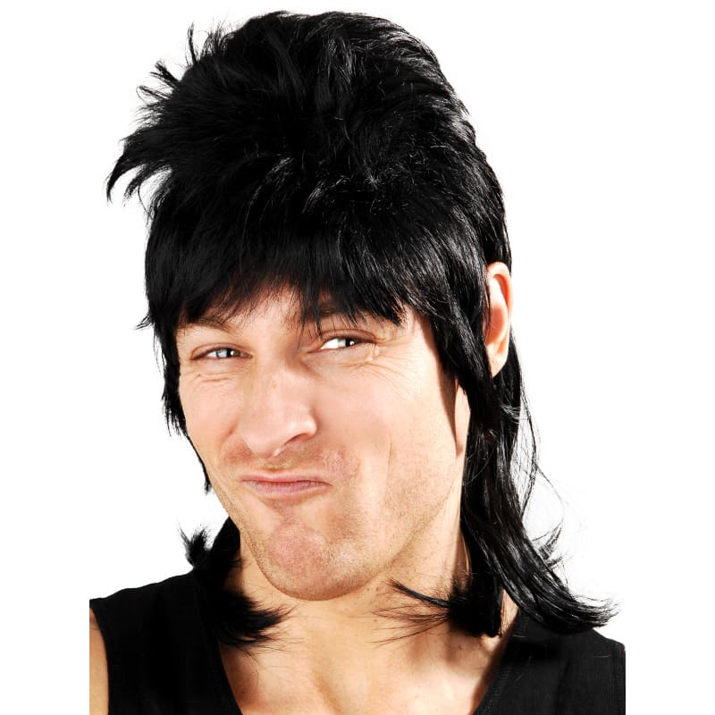 Wig Mullet Dazza Black