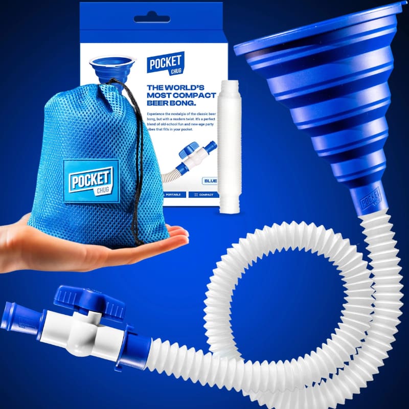 Beer Bong Pocket Chug Blue 800ml