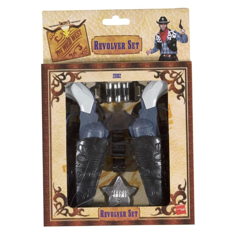 Gun Wild West Twin Set Adult