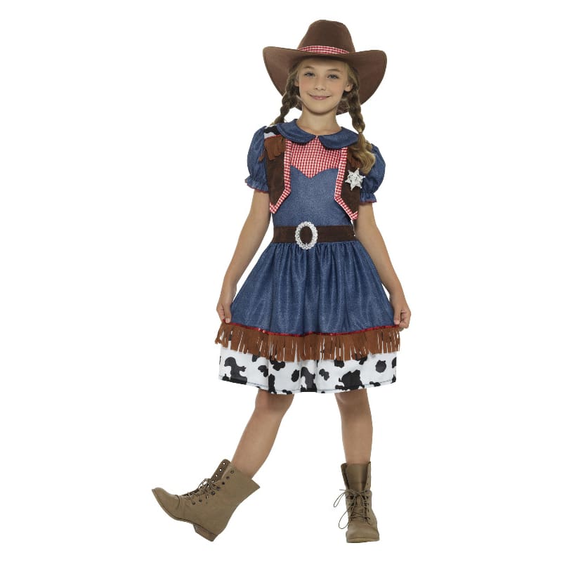 Costume Child Cowgirl Texan M