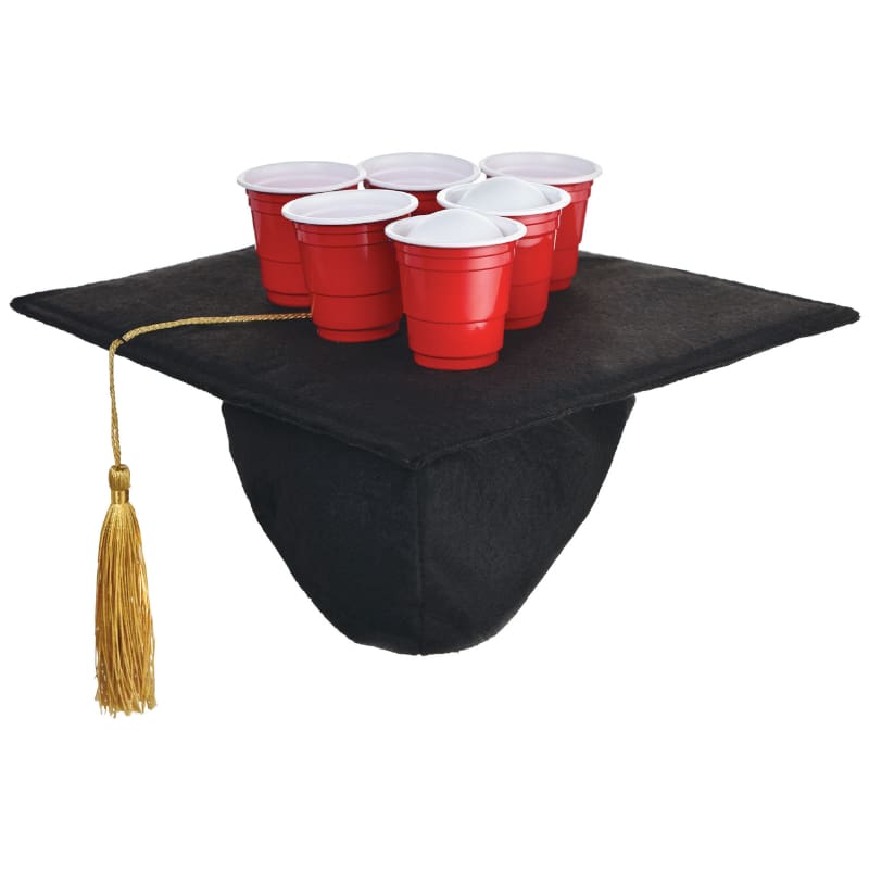 Drinking Game Graduation Cap Toss