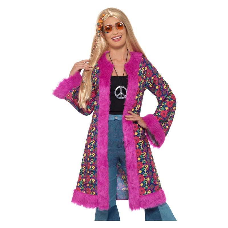 Costume Adult Psyche Hippie Coat LX NLA