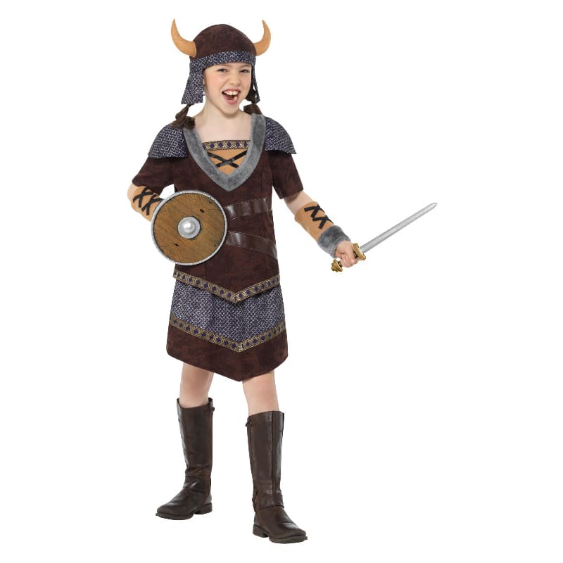 Costume Child Viking Girl M DNR