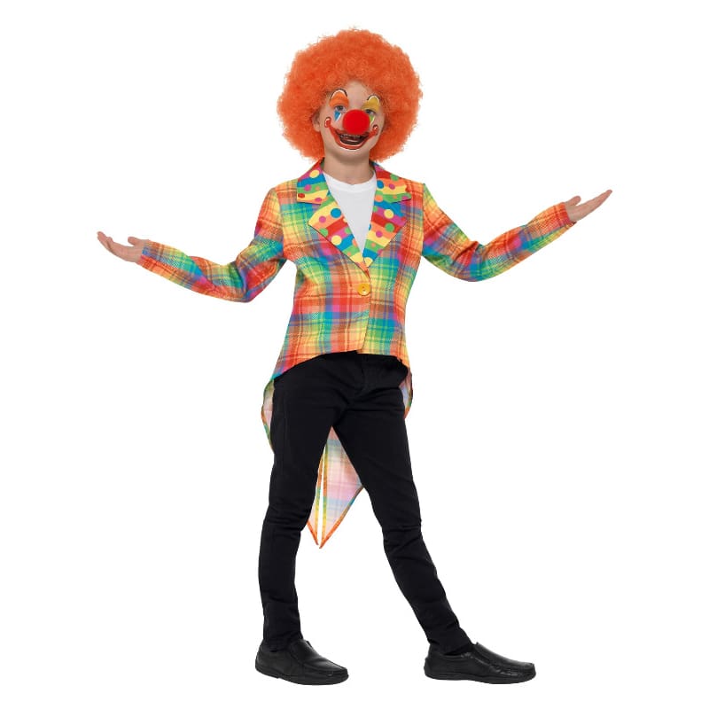 Costume Child Clown Neon Tartan M