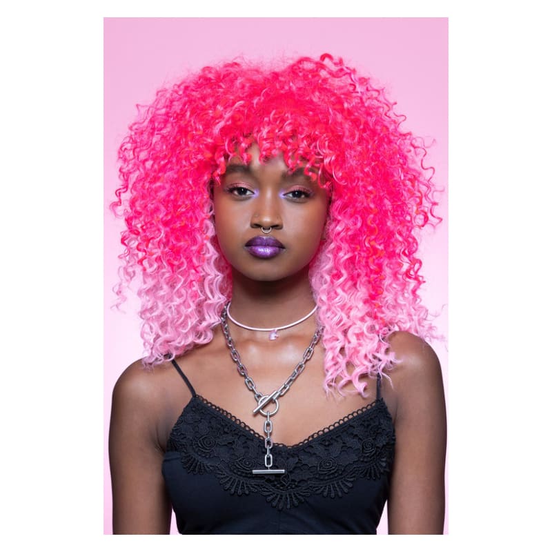 Wig Manic Panic Pink Passion Curls