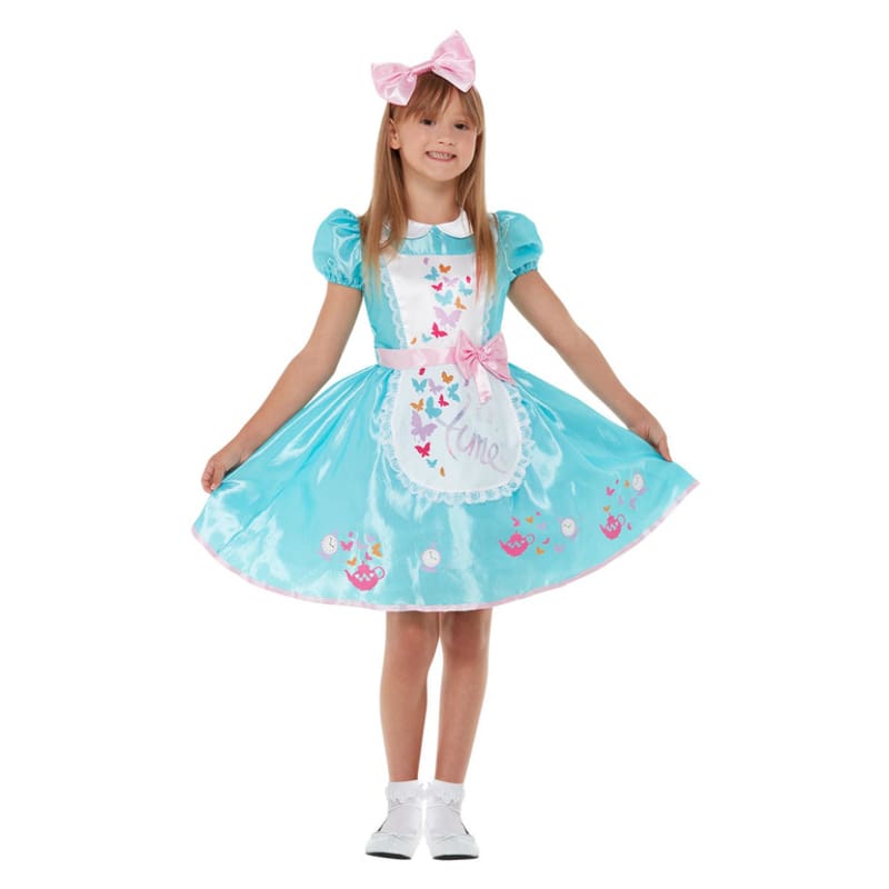 Costume Child Alice Wonderland Print M