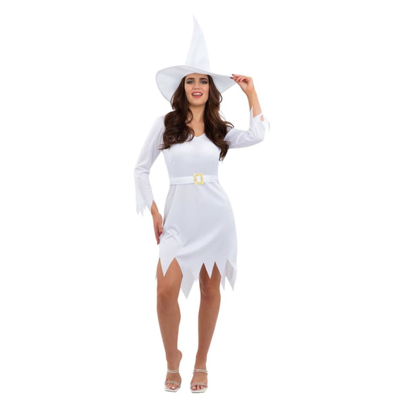 Costume Adult Witch White M