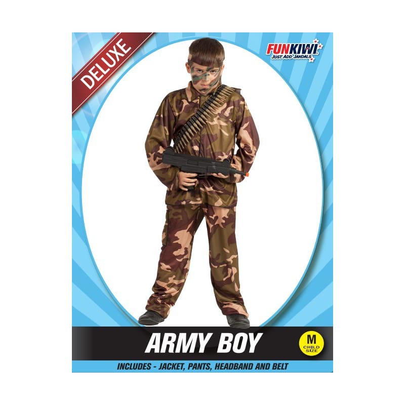 Costume Child Army Boy