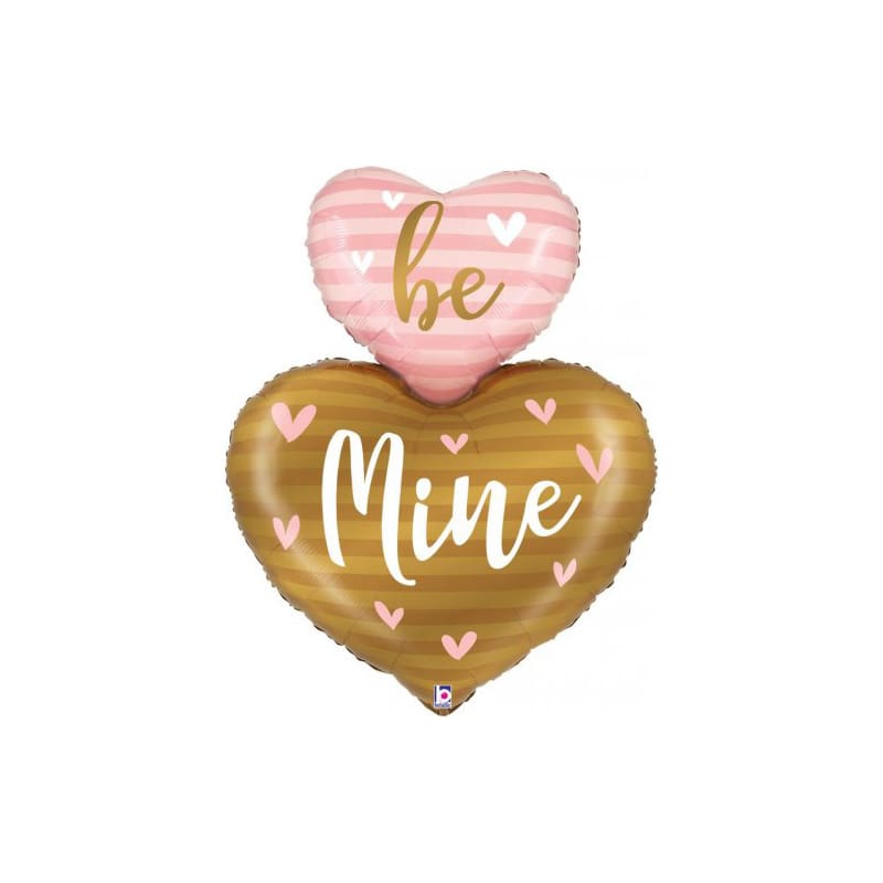 Foil Shape Be Mine Love Hearts
