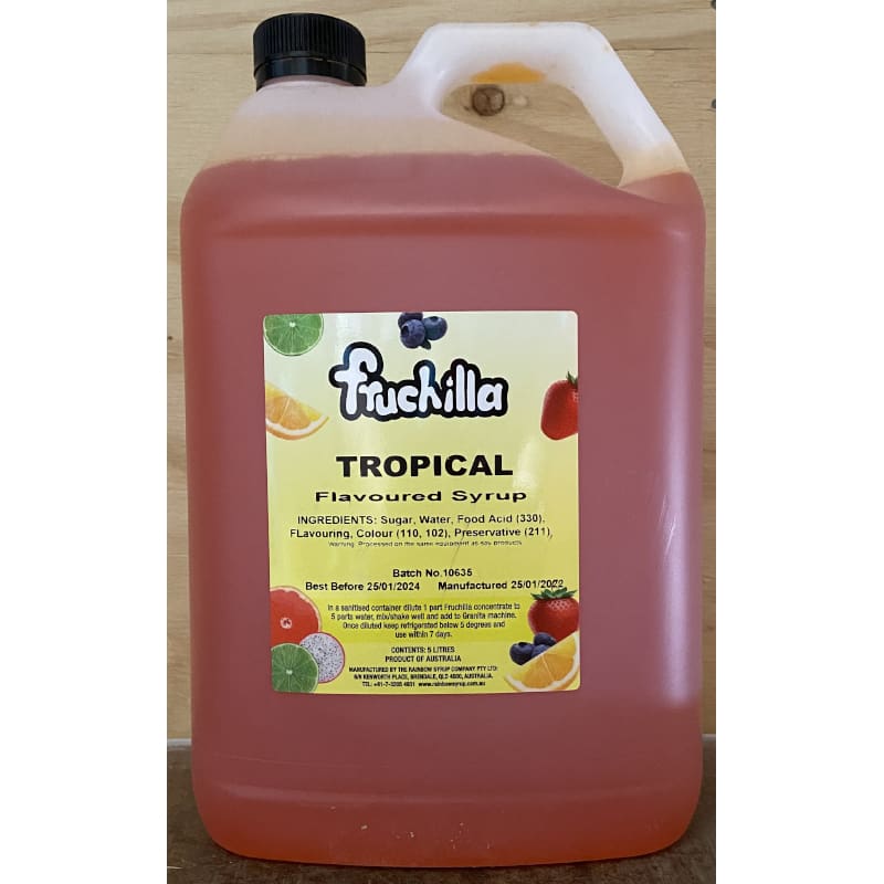 Slush Syrup Tropical 5L