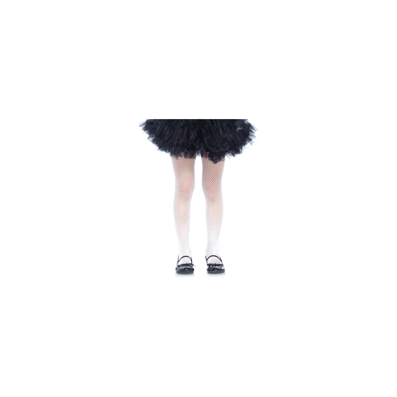 Fishnet Child Pantyhose White M