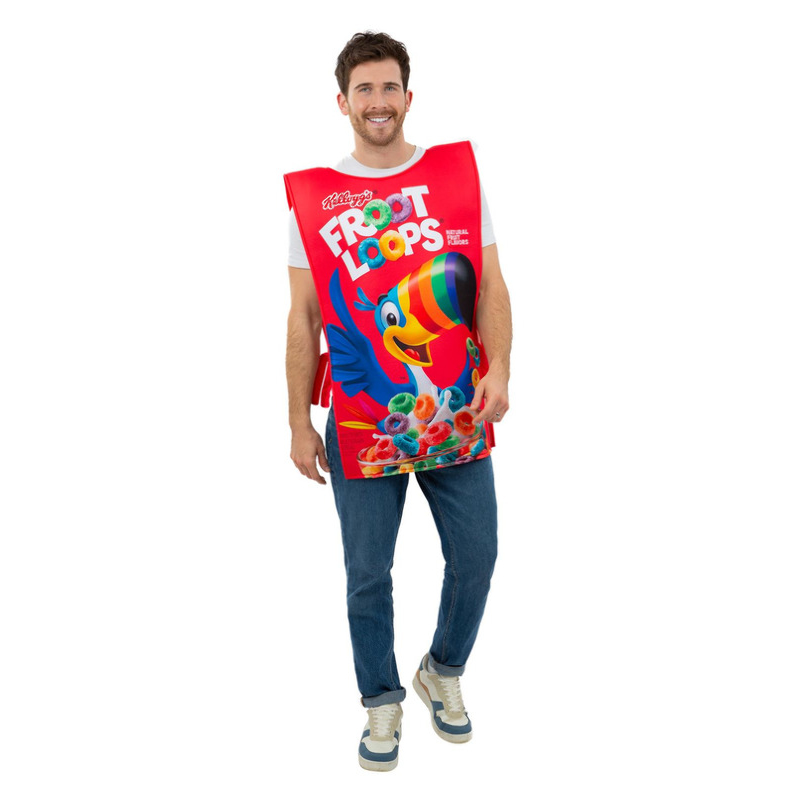 Costume Adult Froot Loops Red DNR